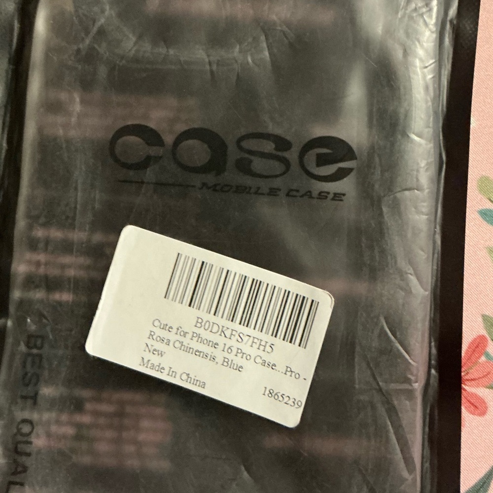 Floral Blue Phone Case / I Phone 16 Pro - Picture 4 of 4